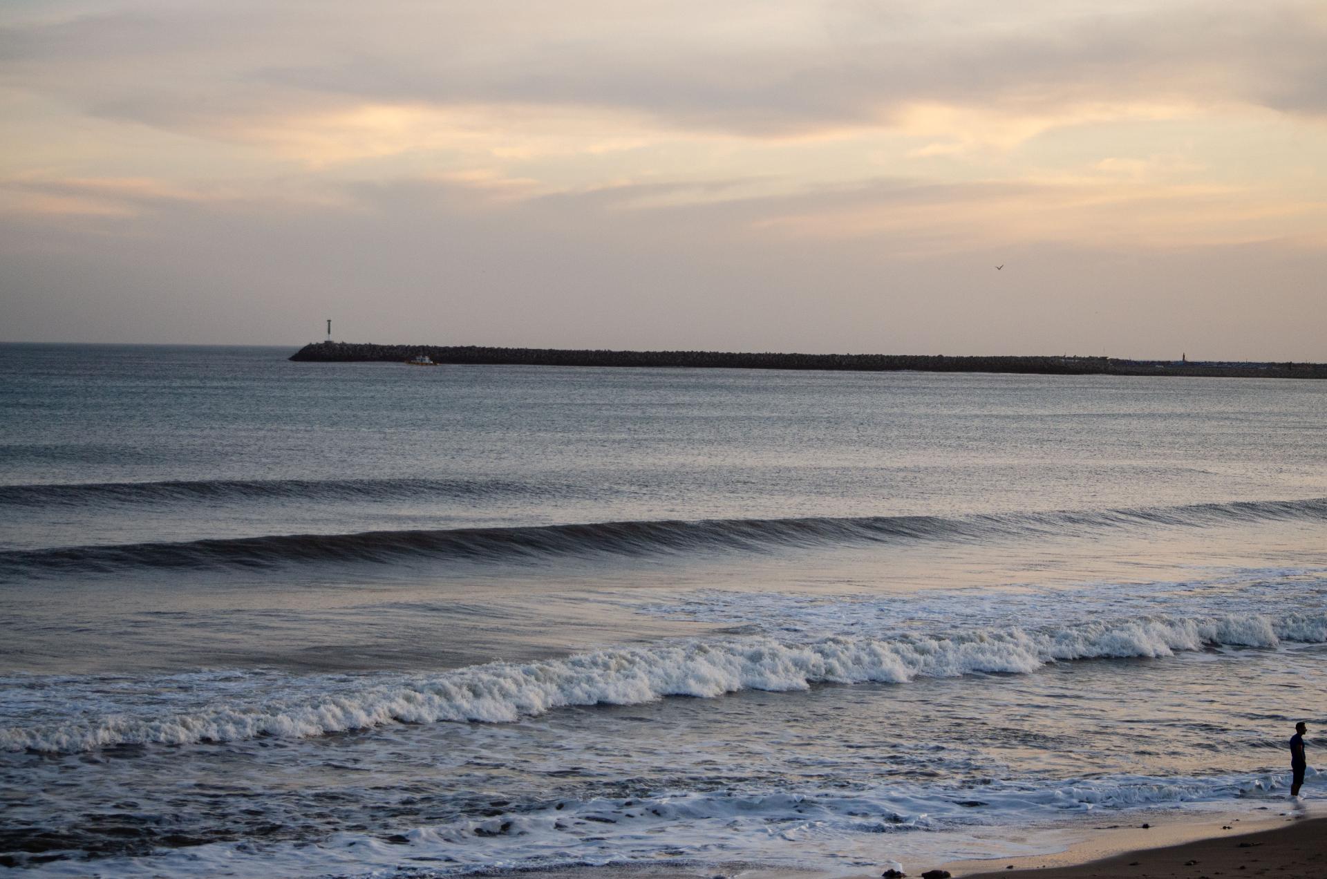 Atardecer en la playa